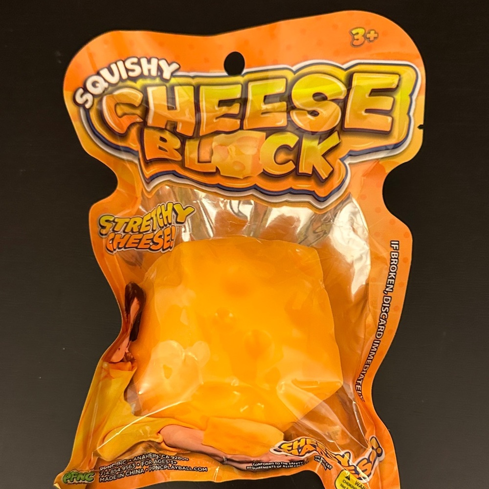 Squishy Cheese Block Toy - Bright Squish Stretch Cheesy Madness